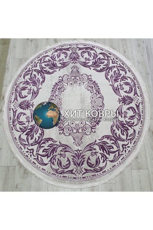 Турецкий ковер Amatis 36567 Фиолетовый круг